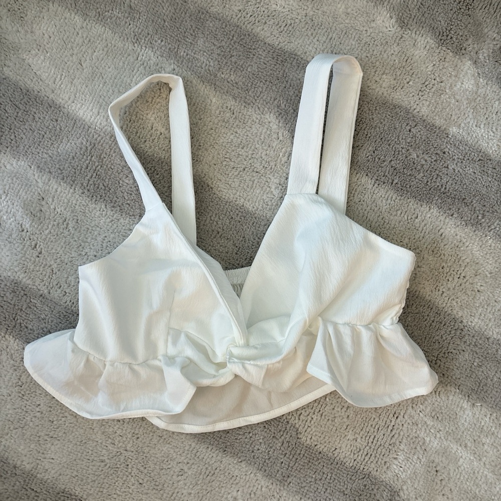 shein white top